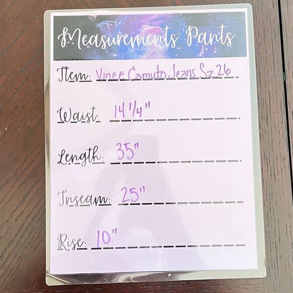 Vince Camuto Studded Frayed Hem Jeans - 26 - Preloved - Picture 5 of 16